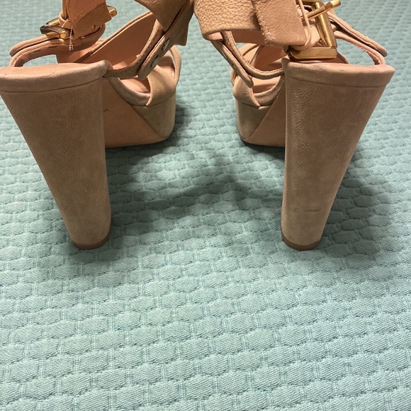 Pour La Victoire Nealla Nubuck Leather Platform Heel - Picture 10 of 12